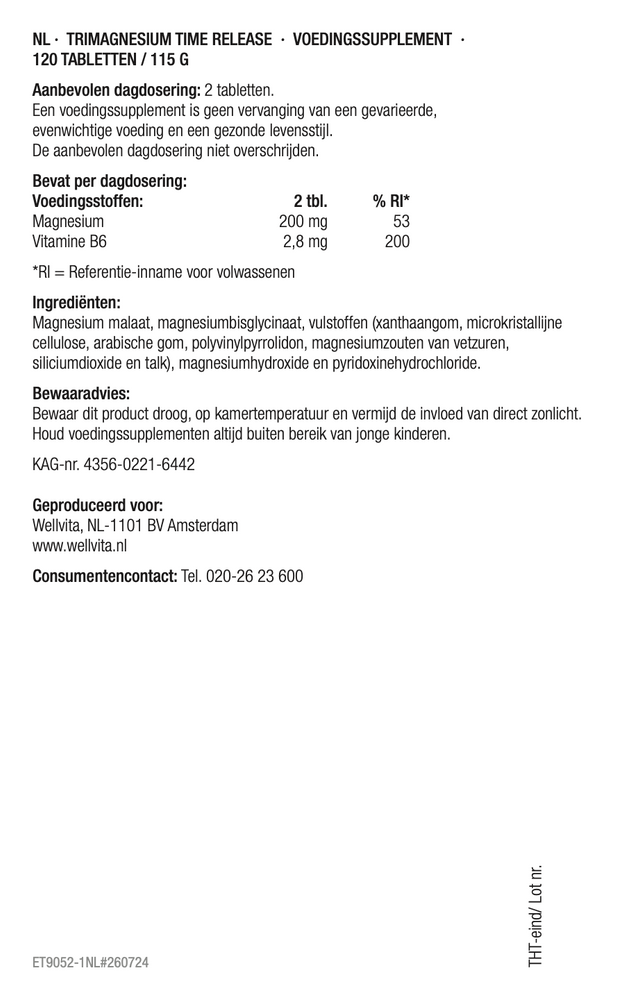 Trimagnesium Time Release