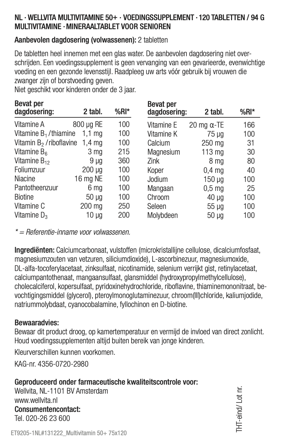 Multivitamine 50+ billede 2