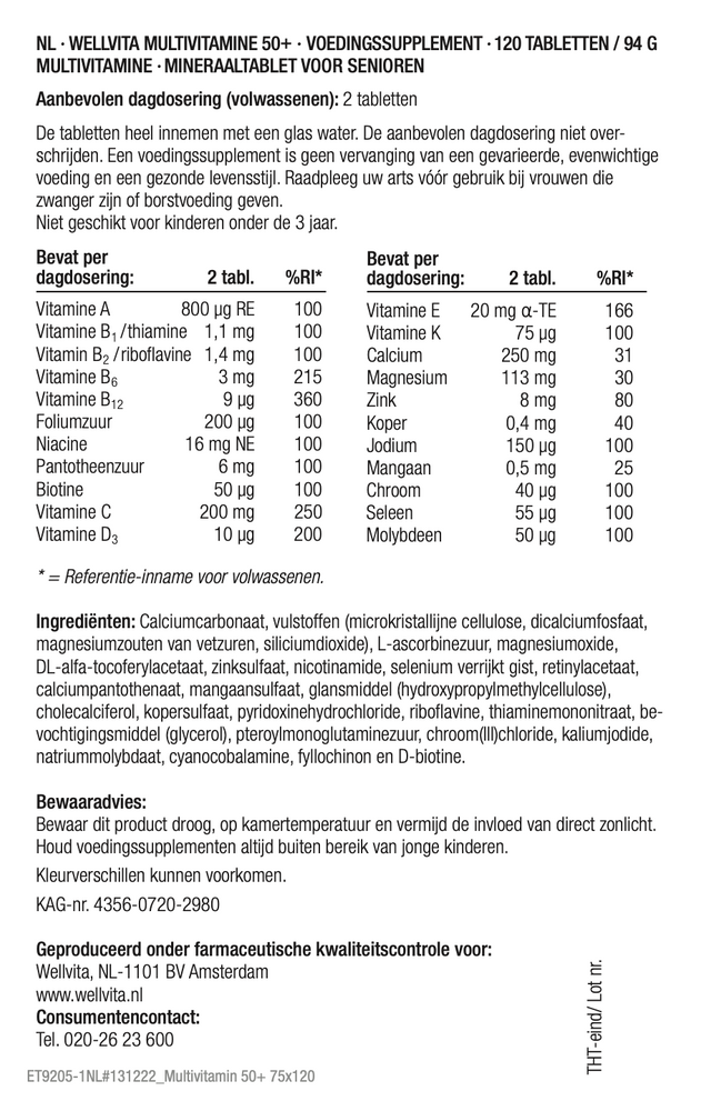 Multivitamine 50+