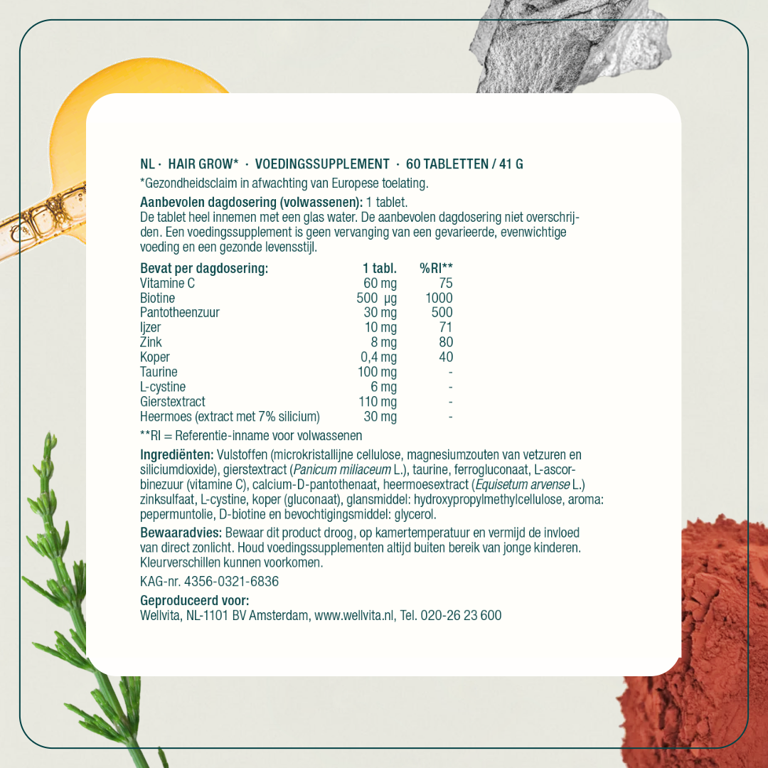 Hair Grow productverpakking