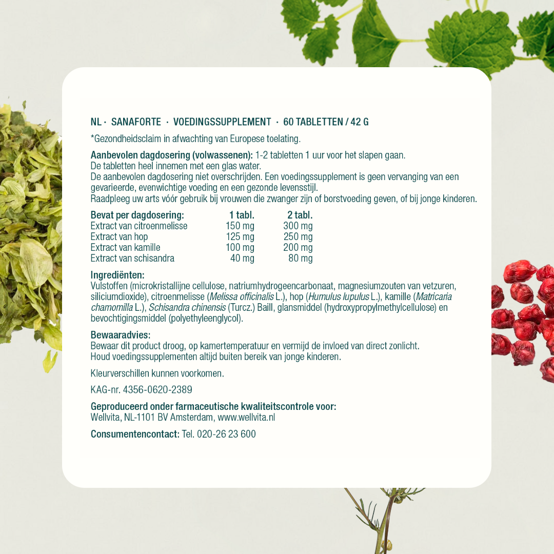 Sanaforte productverpakking